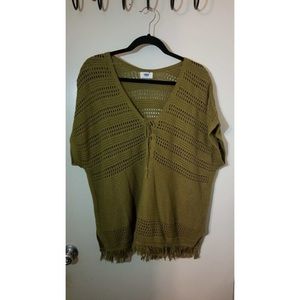 Old Navy Olive Knitted Sweater
